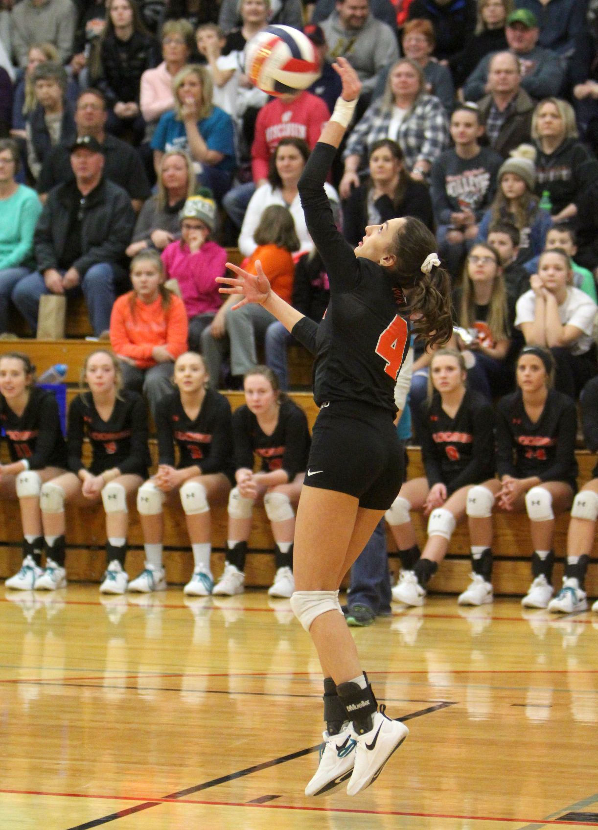 Bloomer volleyball vs Mosinee 10-27-18